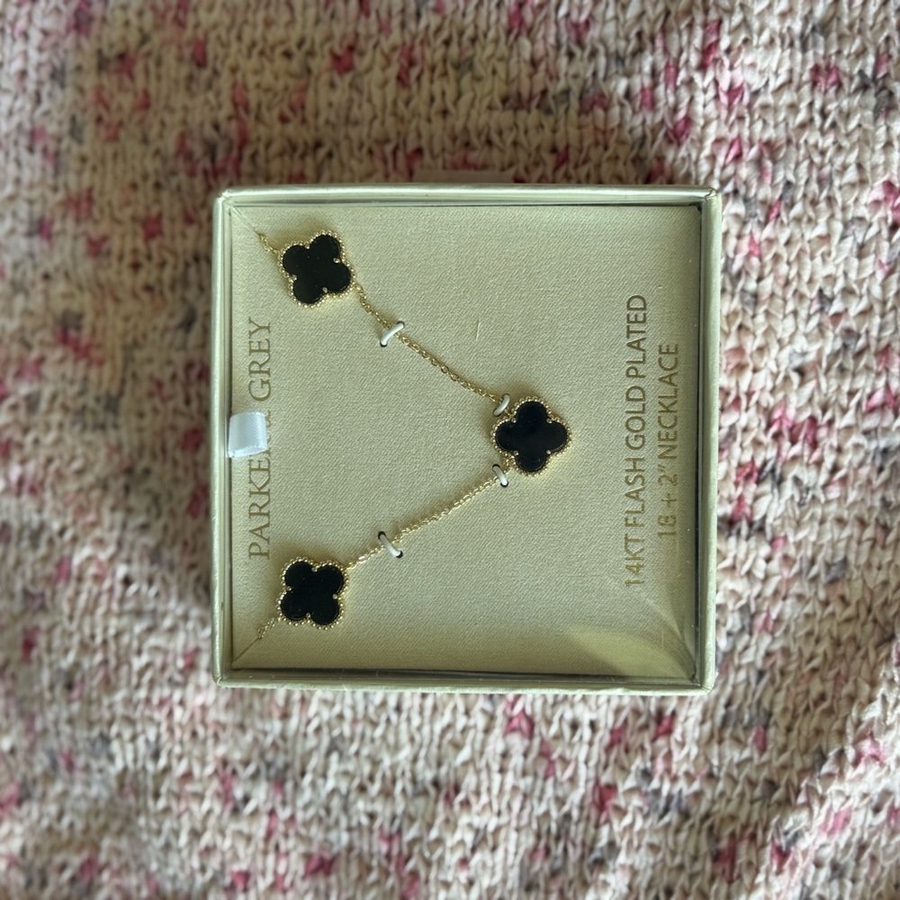 Parker Black and Gold Elegant Necklace